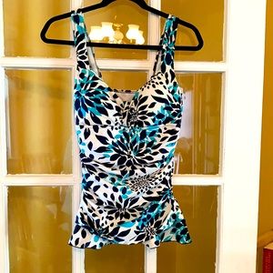 Floral Print Swimsuit Top